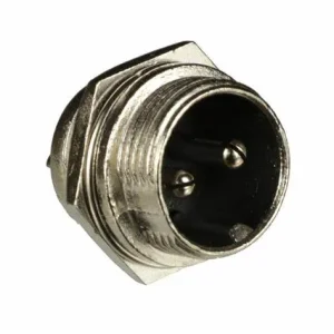 GX16 Standard Type 2 Pin Male Socket Solder AUGX16-B-2-P