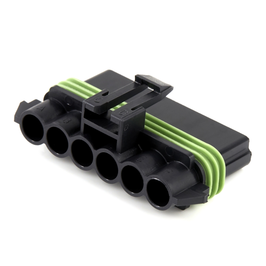 Automotive Connectors ASM CONN 6 F M/P 280 BLK SLD 12059573