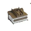 Automotive Connectors STAC64 ASSY R/A RCPT 16 CKT BRN POL C 34729-0162