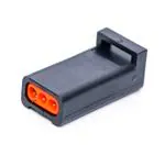 Lighting Connectors 3P REC, MINI IP67 CONN,BLACK 2-2834075-3 2-2834075-3
